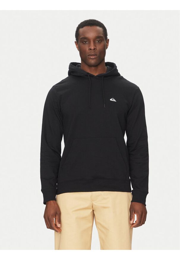 Quiksilver Bluza EQYFT04951 Czarny Regular Fit. Kolor: czarny. Materiał: syntetyk, bawełna
