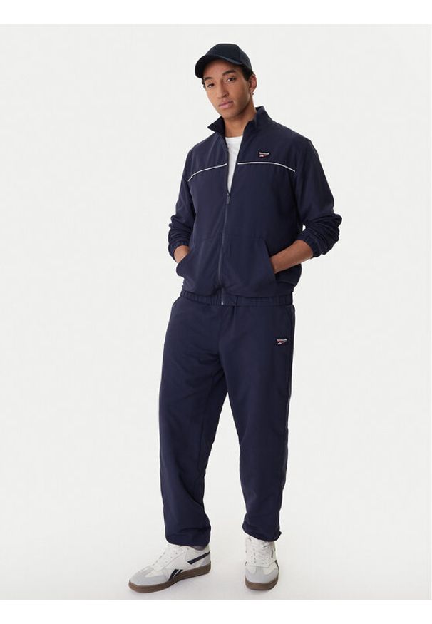 Reebok Dres Buckely RK25566CCM Granatowy Regular Fit. Kolor: niebieski. Materiał: syntetyk