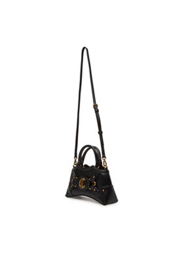 Just Cavalli Torebka 78RA4BL4 ZSB22 Czarny. Kolor: czarny. Materiał: skórzane