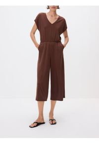 Reserved - Kombinezon z modalem - ciemnobrązowy. Kolor: brązowy #1