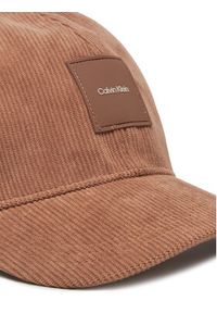 Calvin Klein Czapka z daszkiem Corduroy K50K512612 Beżowy. Kolor: beżowy. Materiał: materiał, poliester