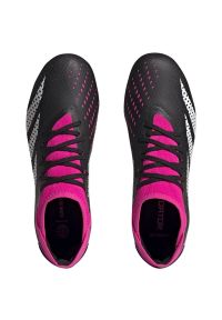 Adidas - Buty adidas Predator Accuracy.3 Fg L M GW4589 czarne czarne. Wysokość cholewki: przed kostkę. Kolor: czarny. Materiał: materiał. Szerokość cholewki: normalna #5