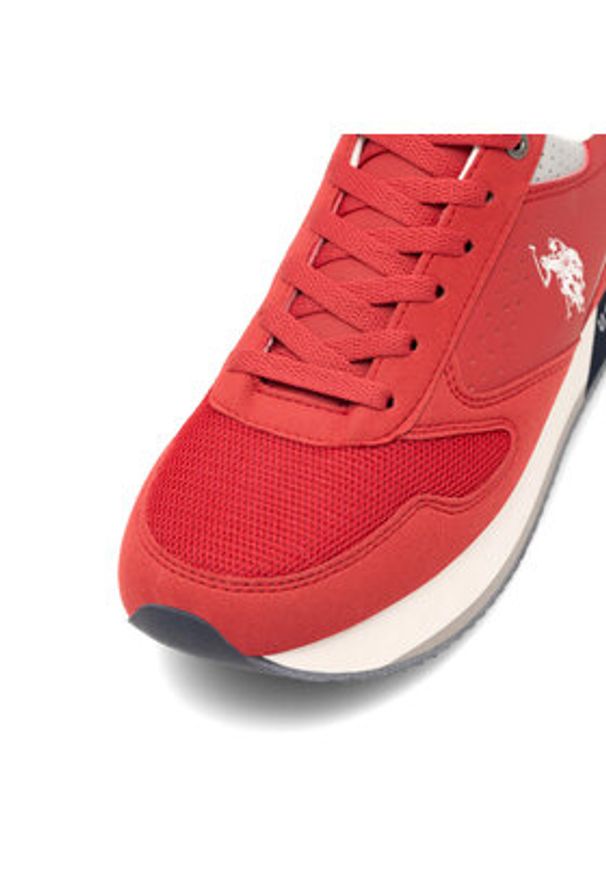 U.S. Polo Assn. Sneakersy NOBIL003G Czerwony. Kolor: czerwony. Materiał: skóra