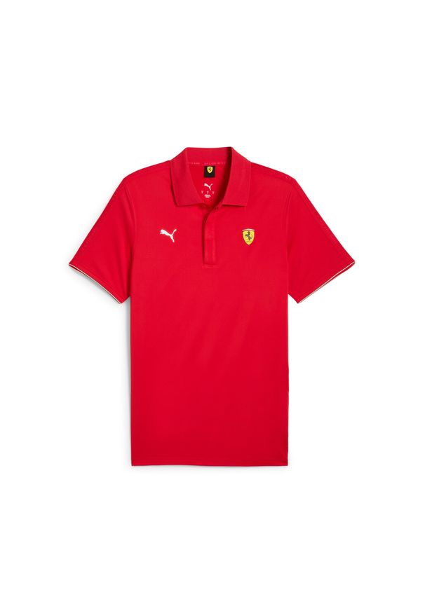 Polo Puma Ferrari Race Cloudspun. Typ kołnierza: polo. Kolor: czerwony