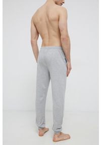 DKNY - Dkny Spodnie piżamowe bawełniane N5.6767 kolor szary z nadrukiem. Kolor: szary. Materiał: bawełna. Wzór: nadruk #2