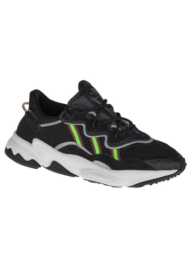 Adidas - Buty adidas Ozweego M EE7002 czarne. Kolor: czarny. Materiał: guma. Szerokość cholewki: normalna