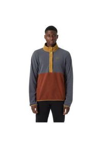 Bluza Helly Hansen Daybreaker Snap. Kolor: szary. Materiał: tkanina, polar. Sport: turystyka piesza