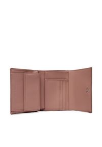 Calvin Klein Duży Portfel Damski Re-Lock Trifold Md K60K608994 Różowy. Kolor: różowy. Materiał: skóra