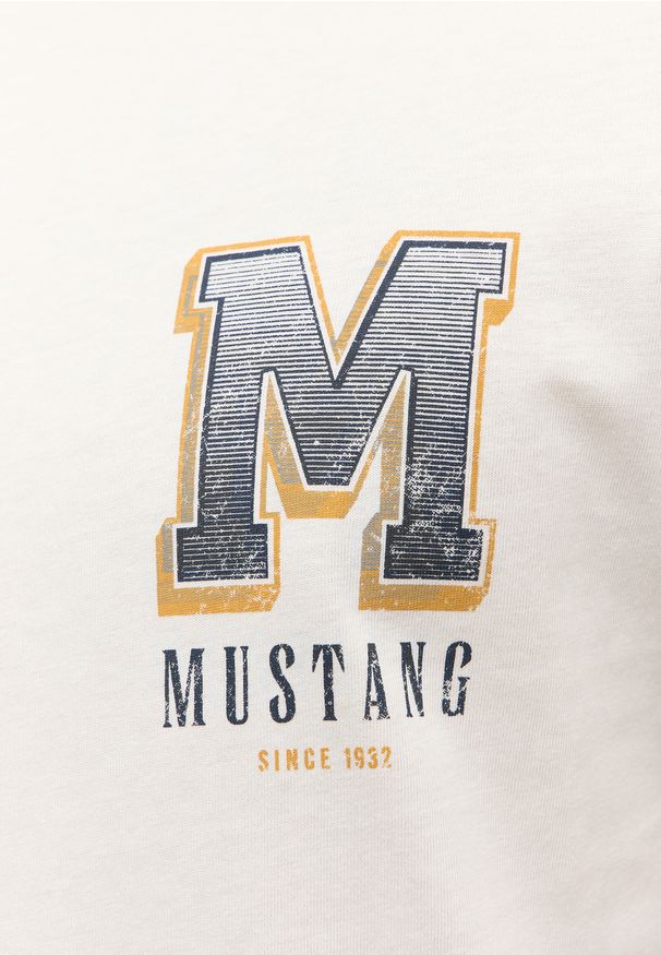 Męski T-Shirt Mustang Style Austin Whisper White 1016868 2013
