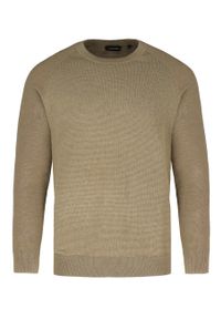 Volcano - Sweter ze strukturą S-FORD. Okazja: na co dzień. Materiał: dzianina, jeans, materiał, włókno, bawełna. Długość rękawa: raglanowy rękaw. Styl: klasyczny, casual, elegancki, sportowy #1