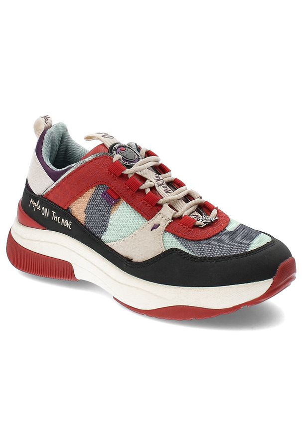 Czerwone Sneakersy Anekke Sportowe Obuwie Damskie. Kolor: czerwony