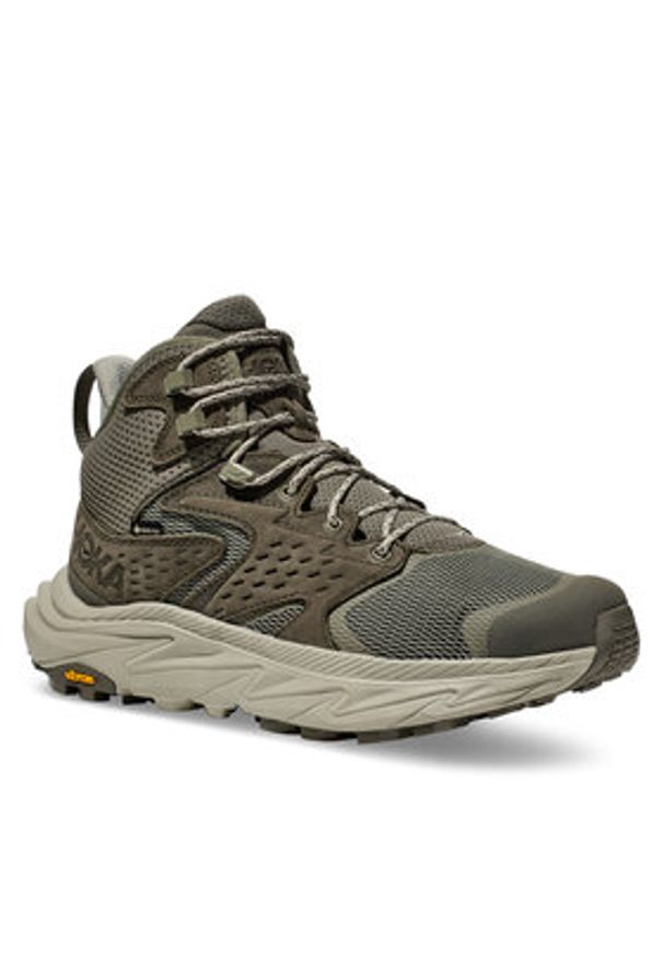 HOKA - Hoka Trekkingi Anacapa 2 Mid GTX GORE-TEX 1141633 Szary. Kolor: szary. Materiał: materiał. Technologia: Gore-Tex. Sport: turystyka piesza