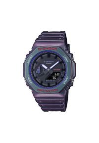 G-Shock Zegarek Casio Aim High GA-2100AH-6AER Fioletowy. Kolor: fioletowy #1