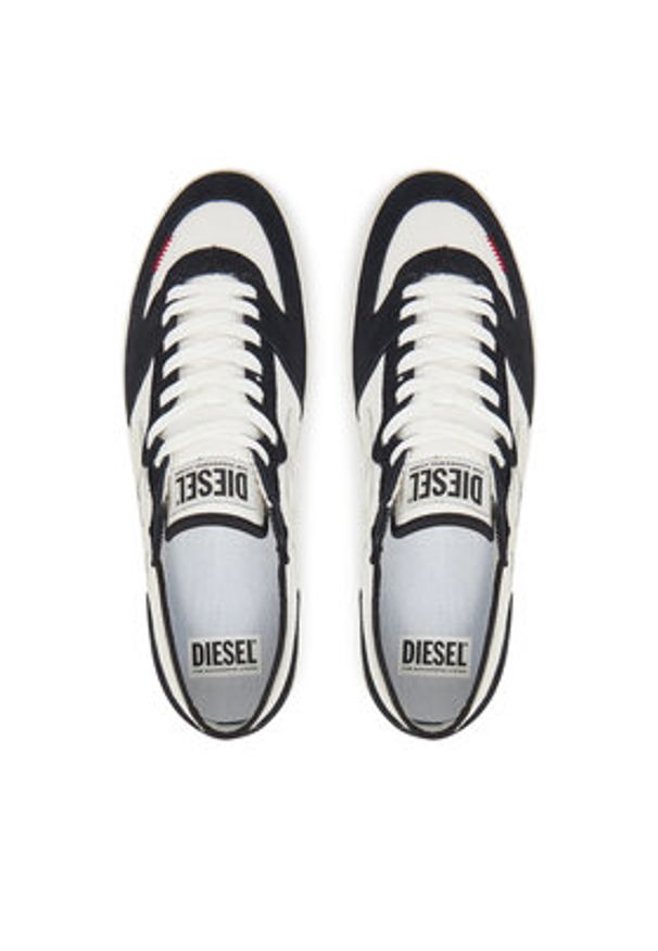Diesel Sneakersy S-Leroji D-1 Low Y03489P8119 HA679 Czerwony. Kolor: czerwony. Materiał: zamsz, skóra
