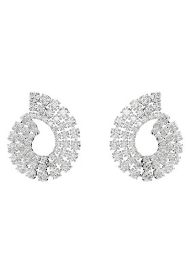 Swarovski Kolczyki Matrix 5705834 Srebrny. Materiał: metalowe. Kolor: srebrny