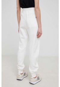 G-Star RAW - G-Star Raw spodnie dresowe D21320.C235 kolor biały. Stan: podwyższony. Kolor: biały. Materiał: dresówka #3