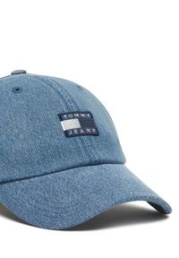 Tommy Jeans Czapka z daszkiem Tjm Heritage Over Dyed Denim Cap AM0AM13853 Niebieski. Kolor: niebieski. Materiał: bawełna #3
