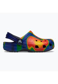 Klapki dziecięce Crocs Classic Solarized Clog. Kolor: wielokolorowy. Styl: sportowy