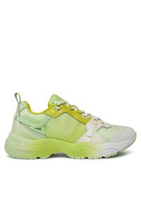 Calvin Klein Jeans Sneakersy Retro Tennis Low Lace Mix Ml Sat YW0YW01307 Zielony. Kolor: zielony. Materiał: materiał #1