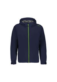 Kurtka uniwersalna chłopięca CMP 39X7984N950. Kolor: wielokolorowy, niebieski, szary, zielony. Materiał: syntetyk. Sport: turystyka piesza #1