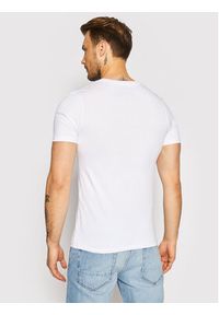 Jack & Jones Komplet t-shirtów Basic 12133914 Biały Regular Fit. Kolor: biały. Materiał: bawełna #4