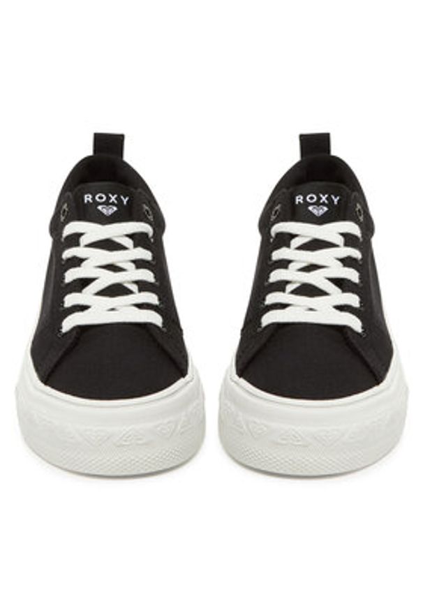 Roxy Tenisówki V12908 Czarny. Kolor: czarny. Materiał: materiał