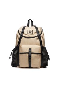 TOMMY HILFIGER - Tommy Hilfiger Plecak Th Sport Backpack AM0AM11793 Biały. Kolor: biały. Materiał: materiał. Styl: sportowy