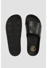 Just Cavalli - JUST CAVALLI Czarne klapki Fondo Pool, Rozmiar 40. Kolor: czarny #4