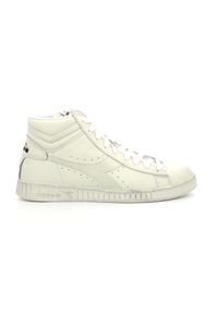 Diadora Game L Wysokie Woskowane Buty Sneakersowe Dorosłych. Okazja: na co dzień. Kolor: biały. Sport: turystyka piesza