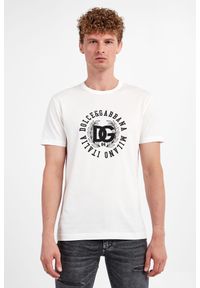 Dolce & Gabbana - T-shirt DOLCE & GABBANA. Materiał: bawełna. Długość rękawa: krótki rękaw. Długość: krótkie. Wzór: nadruk #3