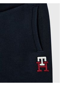 TOMMY HILFIGER - Tommy Hilfiger Spodnie dresowe Monogram KS0KS00297 Granatowy Regular Fit. Kolor: niebieski. Materiał: bawełna