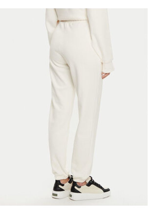 Guess Spodnie dresowe V5RB13 KC3D2 Écru Regular Fit. Materiał: syntetyk, bawełna