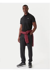 Lacoste Polo DH4777 Czarny Regular Fit. Typ kołnierza: polo. Kolor: czarny. Materiał: syntetyk #5