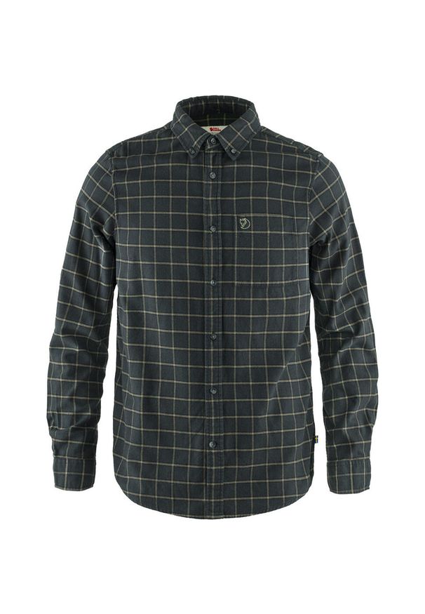 Fjällräven - Koszula turystyczna męska Fjallraven Ovik Flannel Shirt. Okazja: na co dzień. Kolor: czarny, szary, wielokolorowy. Styl: casual