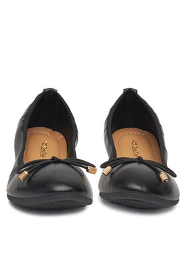 DeeZee Baleriny HF2018-715 Czarny. Kolor: czarny. Materiał: materiał, syntetyk