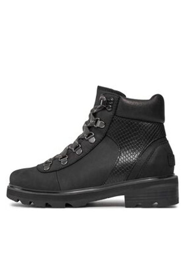 sorel - Sorel Trapery Lennox™ Hiker Stkd Wp NL4841-011 Czarny. Kolor: czarny. Materiał: skóra