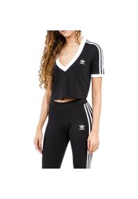 Koszulka sportowa damska Adidas Aeroknit Seamless. Kolor: czarny. Materiał: bawełna, elastan