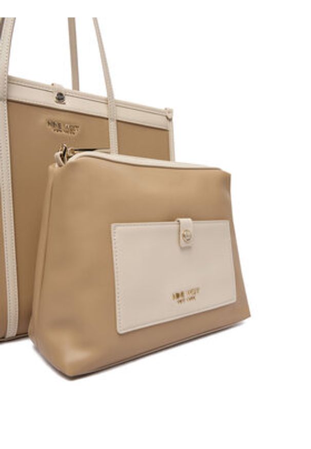 Nine West Torebka EO-Dalia-LDA8452 Beżowy. Kolor: beżowy