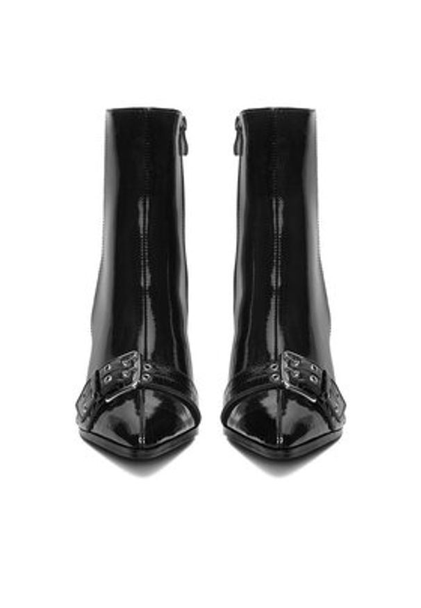 DeeZee Botki 1500-1 Czarny. Kolor: czarny. Materiał: materiał, syntetyk