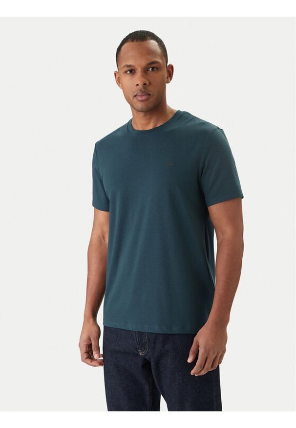 Calvin Klein T-Shirt LV04LC240G Zielony Slim Fit. Kolor: zielony. Materiał: bawełna
