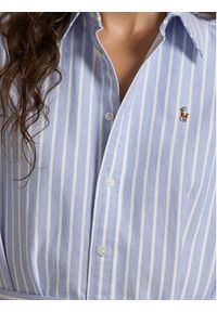 Polo Ralph Lauren Sukienka koszulowa 211959901001 Błękitny Regular Fit. Typ kołnierza: polo. Kolor: niebieski. Materiał: bawełna. Typ sukienki: koszulowe #5