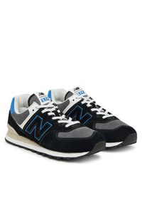 New Balance Sneakersy U574QRB Czarny. Kolor: czarny. Materiał: zamsz, skóra. Model: New Balance 574