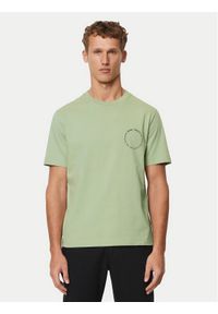 Marc O'Polo T-Shirt 423 2012 51066 Zielony Regular Fit. Typ kołnierza: polo. Kolor: zielony. Materiał: bawełna
