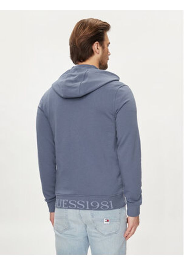 Guess Bluza M4RQ48 KBK32 Niebieski Regular Fit. Kolor: niebieski. Materiał: bawełna, syntetyk