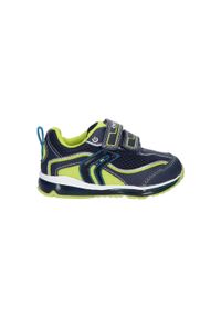 Geox - Buty GEOX B TODO B. A Niebieski. Kolor: niebieski. Materiał: syntetyk, tkanina, skóra. Sport: turystyka piesza