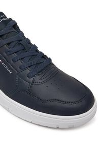 TOMMY HILFIGER - Tommy Hilfiger Sneakersy Basket Core Lite Lth Mix FM0FM05518 Granatowy. Kolor: niebieski. Materiał: skóra #4