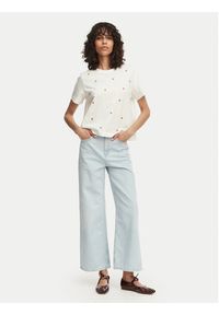 Vero Moda T-Shirt Sola 10341979 Biały Regular Fit. Kolor: biały. Materiał: bawełna #2