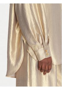 ACCESS FASHION Koszula 53-7016-922 Złoty Loose Fit. Kolor: złoty. Materiał: syntetyk #2