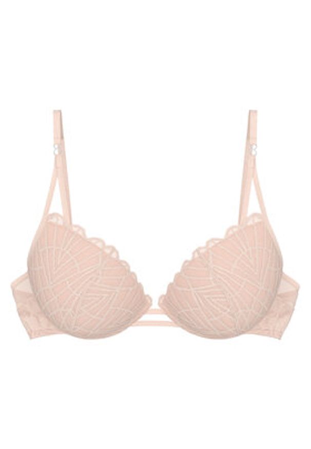 Triumph Biustonosz z fiszbiną That Night In Vegas 10224875 Beżowy. Kolor: beżowy. Materiał: syntetyk