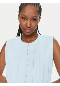 MVP Wardrobe Body MVPE4BO094.0CP0037 Granatowy Shirt Fit. Kolor: niebieski. Materiał: wiskoza #5